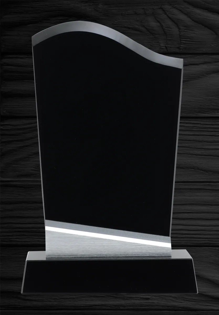 Denali Black Glass & Crystal Base — blank