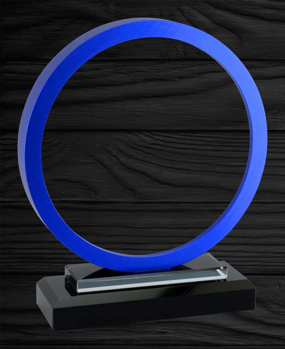 Jupiter Glass, Blue — blank